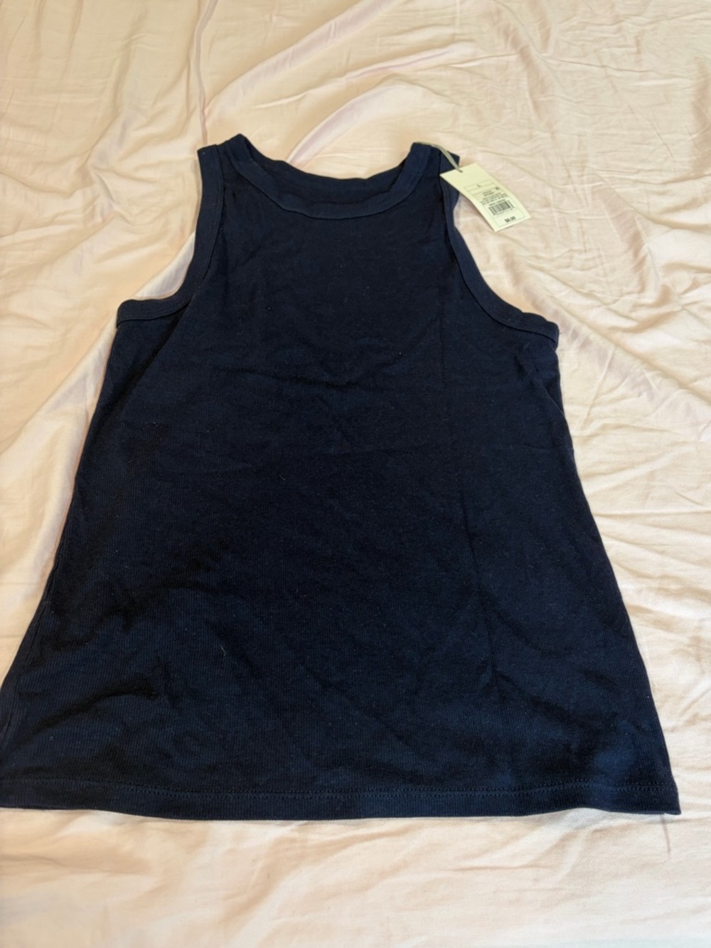Target Women's Navy Ribbed Tank Top